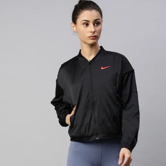 Nike Reversible Japanese Graphic Satin Running Bomber Jacket - Picture 6 of 7